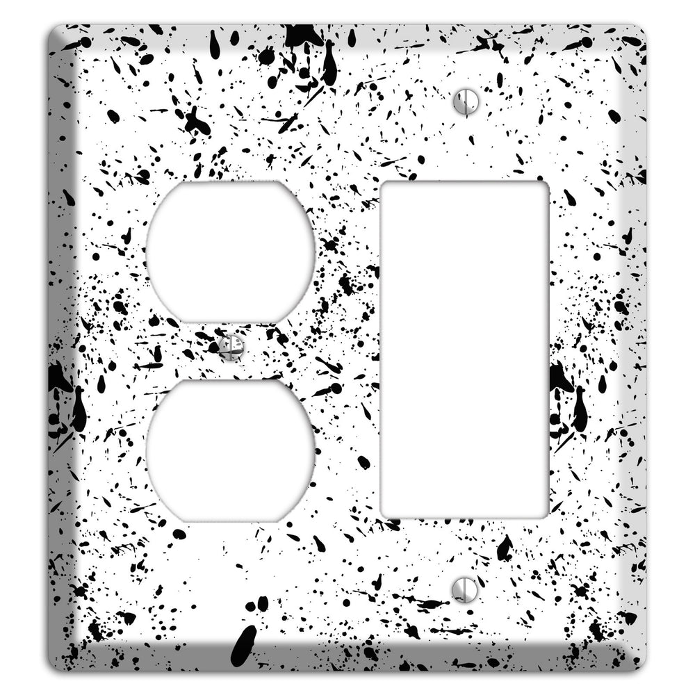 Ink Splash 7 Duplex / Rocker Wallplate