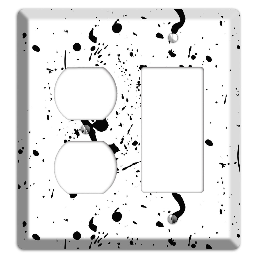 Ink Splash 2 Duplex / Rocker Wallplate
