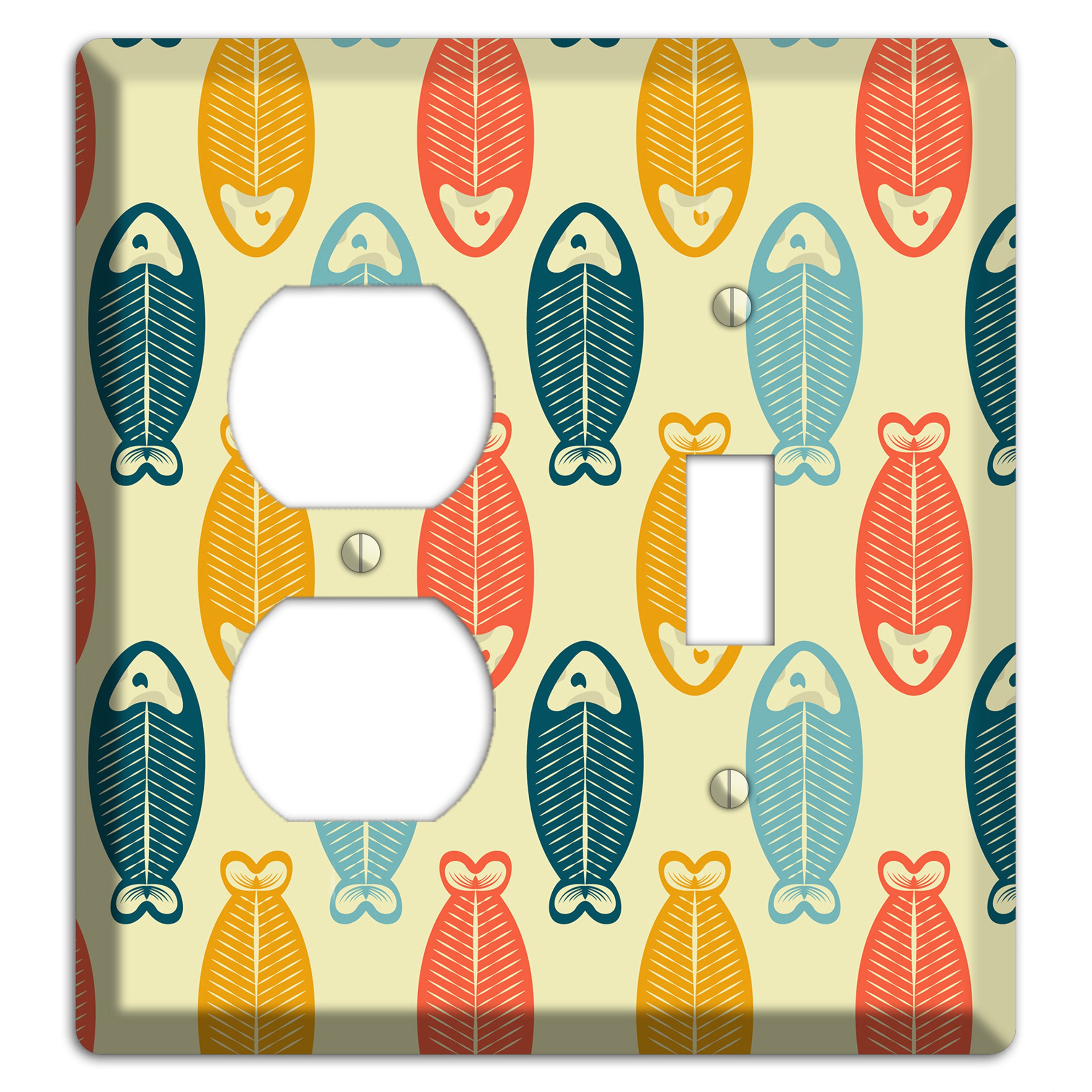 Fish Duplex / Toggle Wallplate