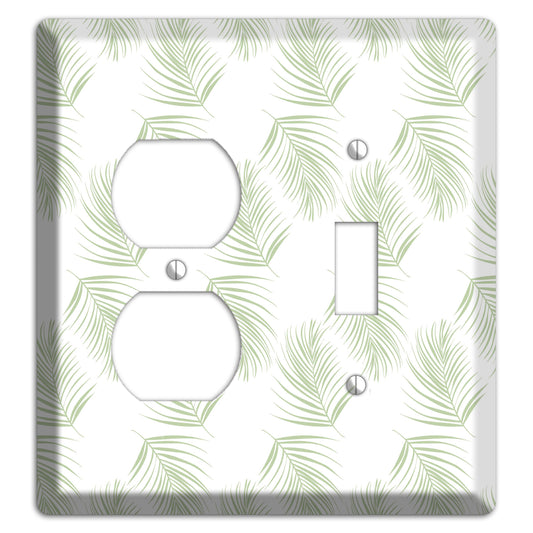 Leaves Style GG Duplex / Toggle Wallplate