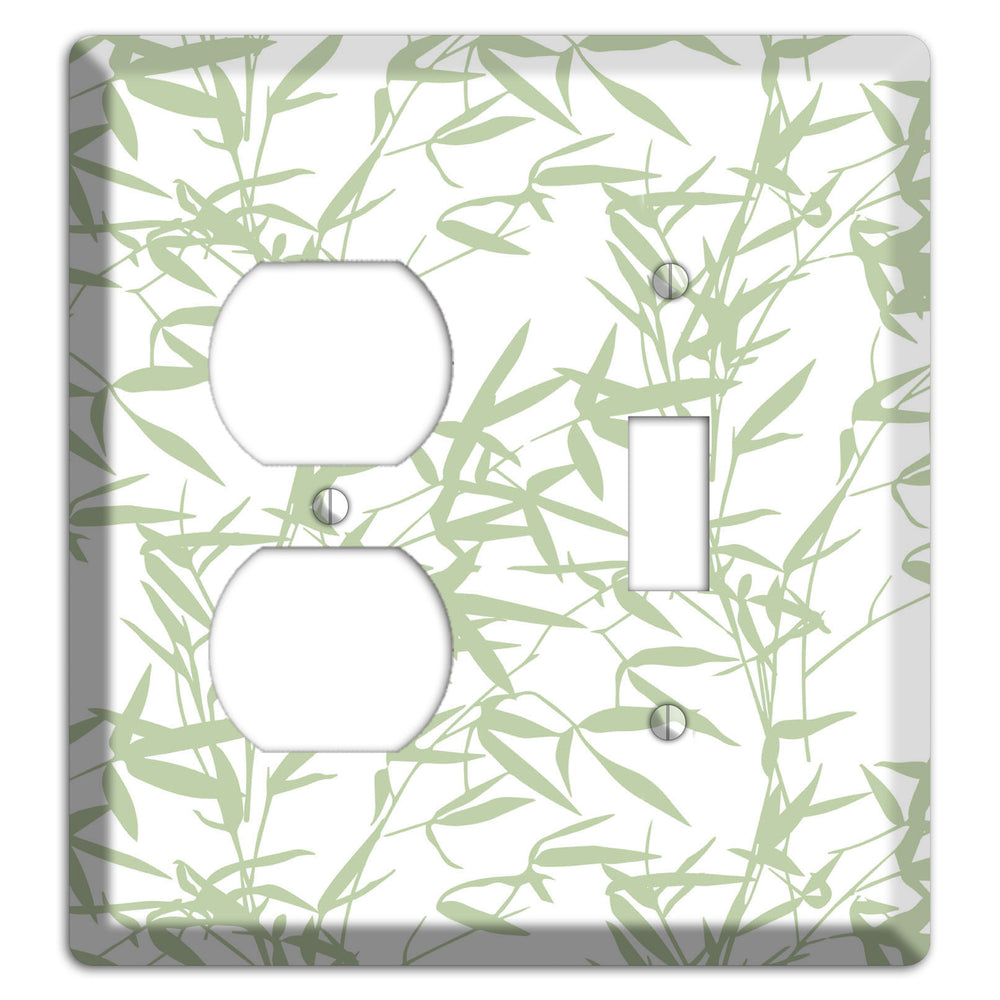 Leaves Style P Duplex / Toggle Wallplate