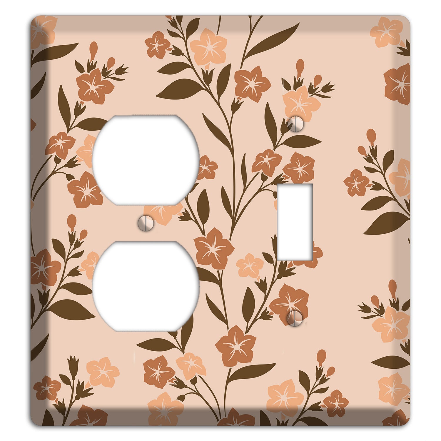 Spring Floral 2 Duplex / Toggle Wallplate