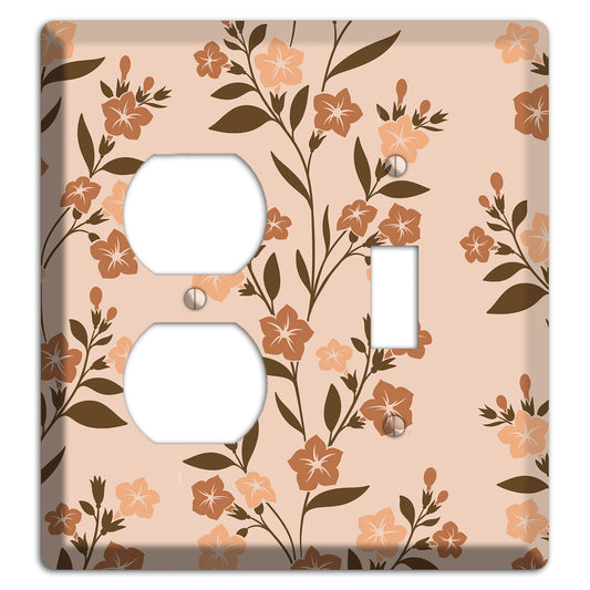 Spring Floral 2 Duplex / Toggle Wallplate