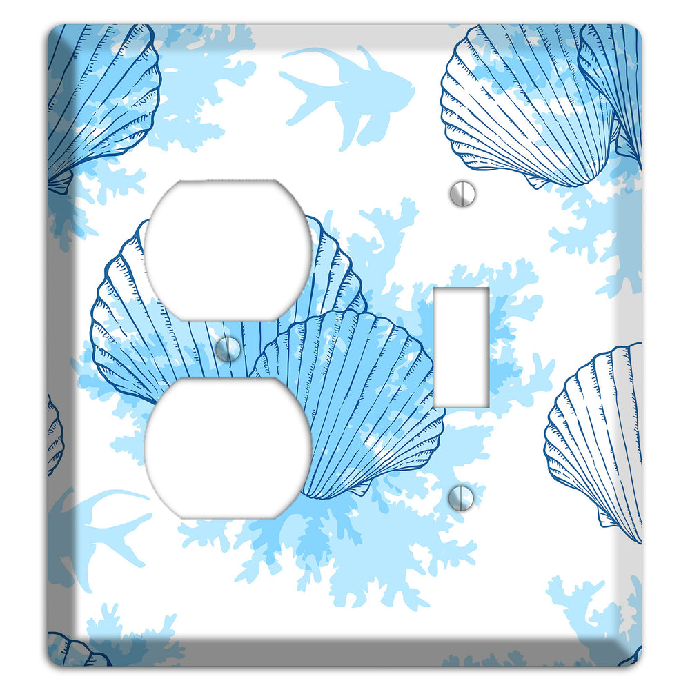 Shells 1 Duplex / Toggle Wallplate