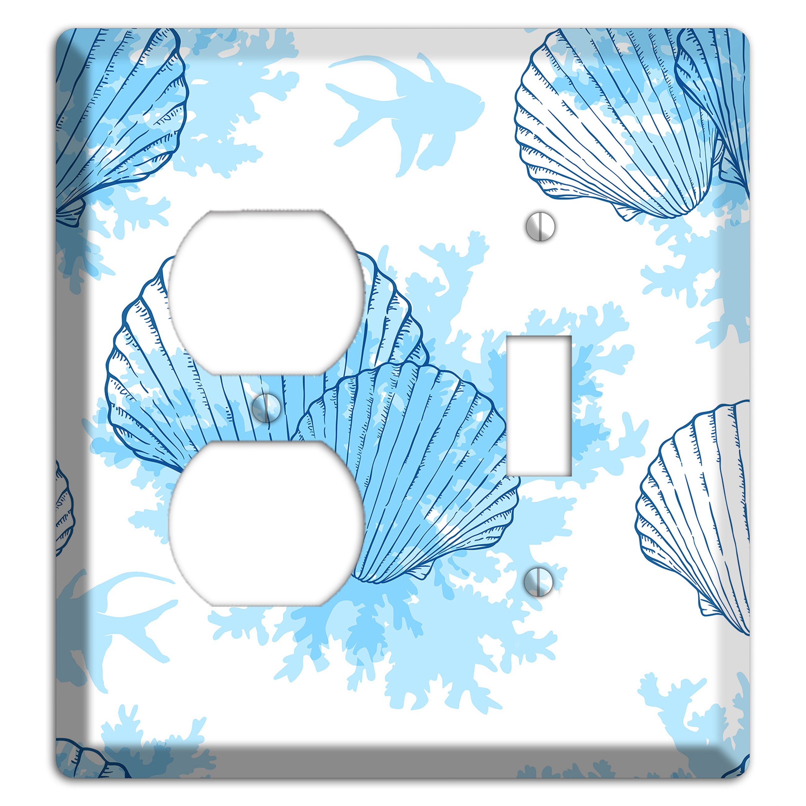 Shells 1 Duplex / Toggle Wallplate