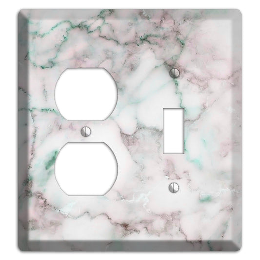 Nebula Marble Duplex / Toggle Wallplate