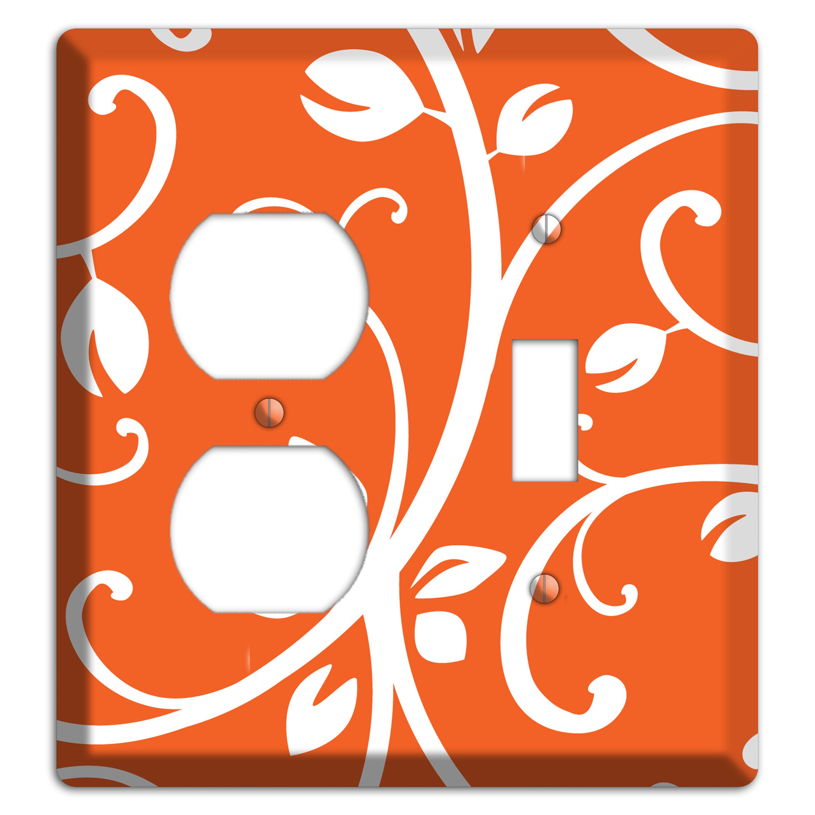 Red Bud Sprig Duplex / Toggle Wallplate