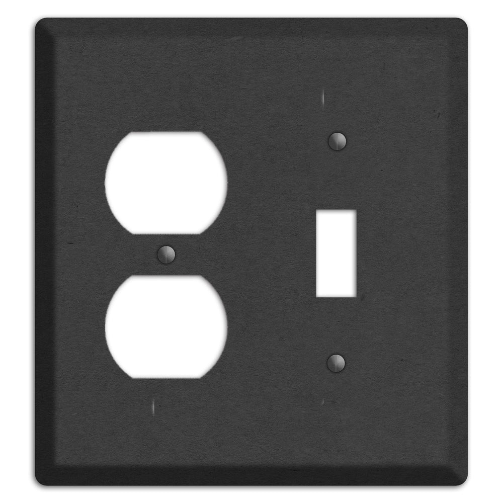 Charcoal Kraft Duplex / Toggle Wallplate