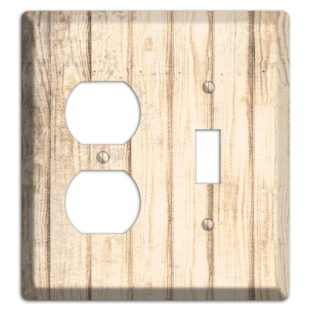 Sidecar Weathered Wood Duplex / Toggle Wallplate