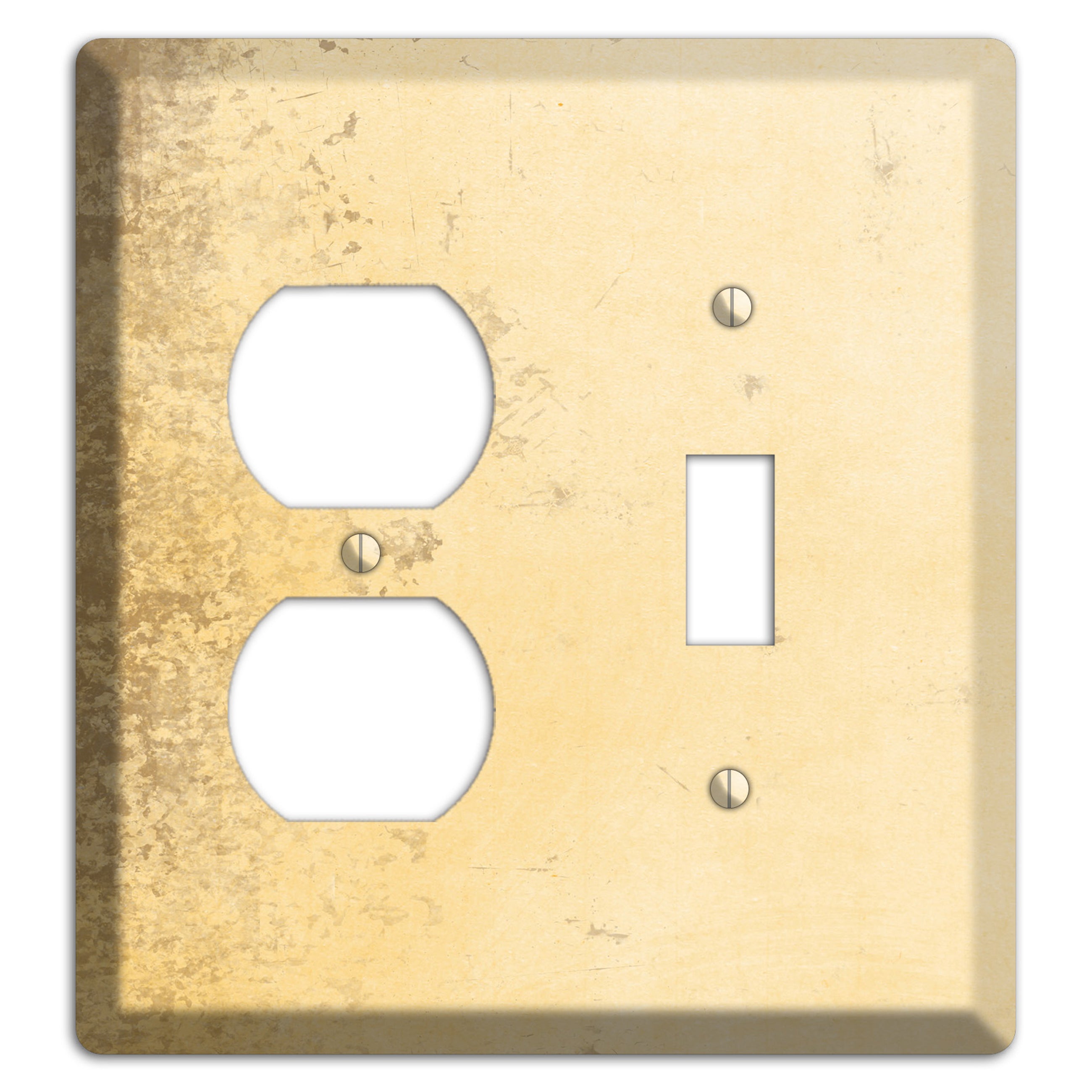 Astra Vintage Grunge Duplex / Toggle Wallplate