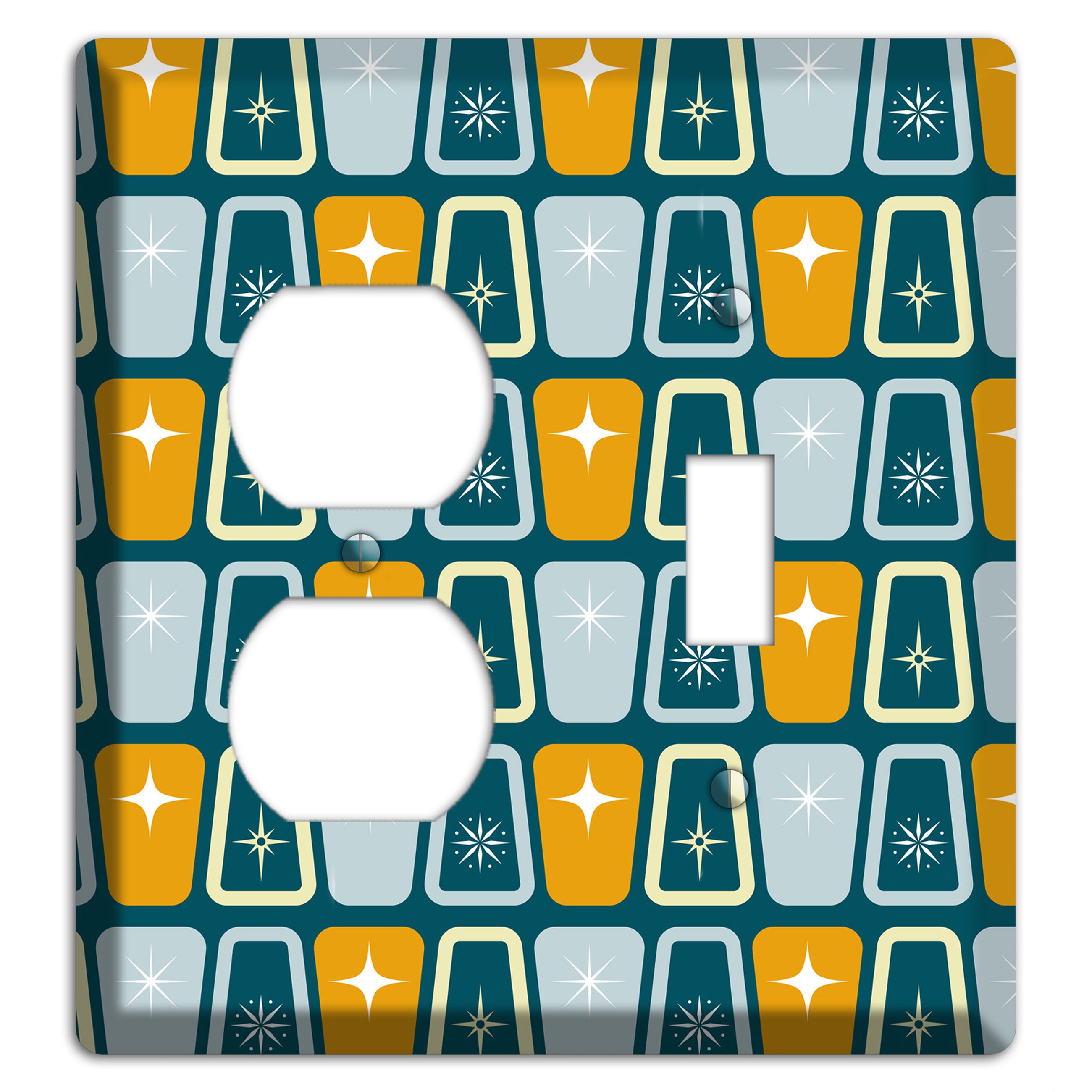 Mustard Shaker Duplex / Toggle Wallplate