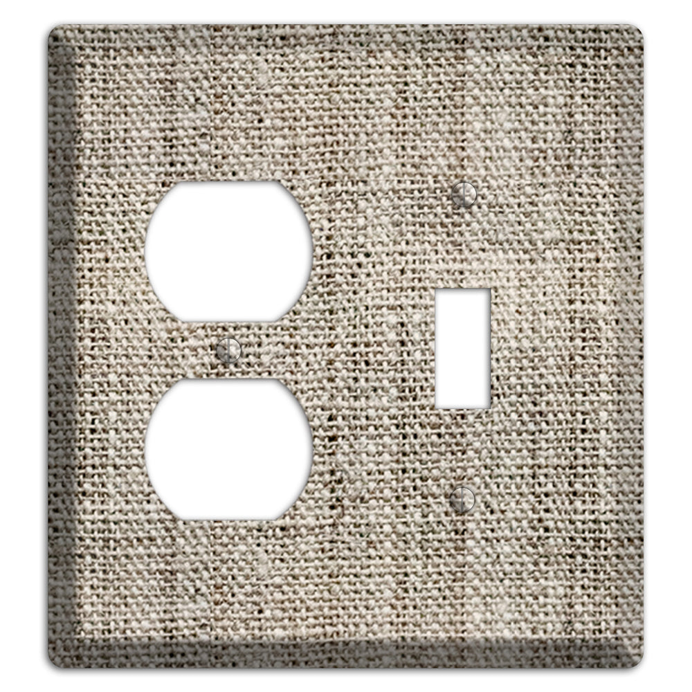 Niagara Burlap Duplex / Toggle Wallplate