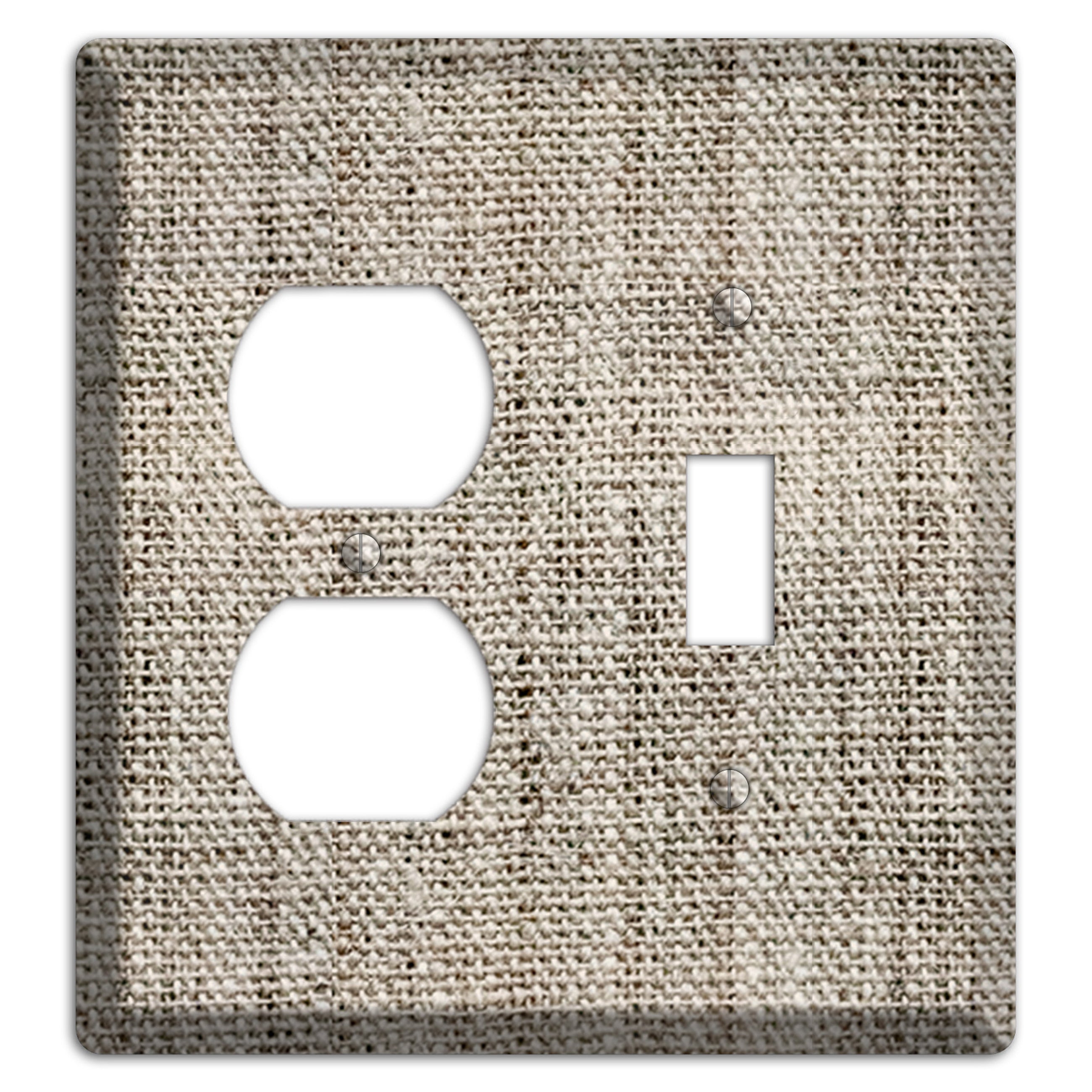 Niagara Burlap Duplex / Toggle Wallplate