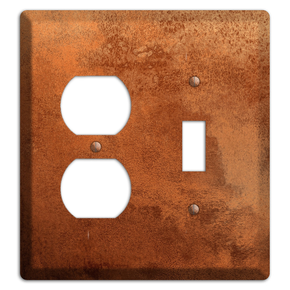 Antique Copper Duplex / Toggle Wallplate