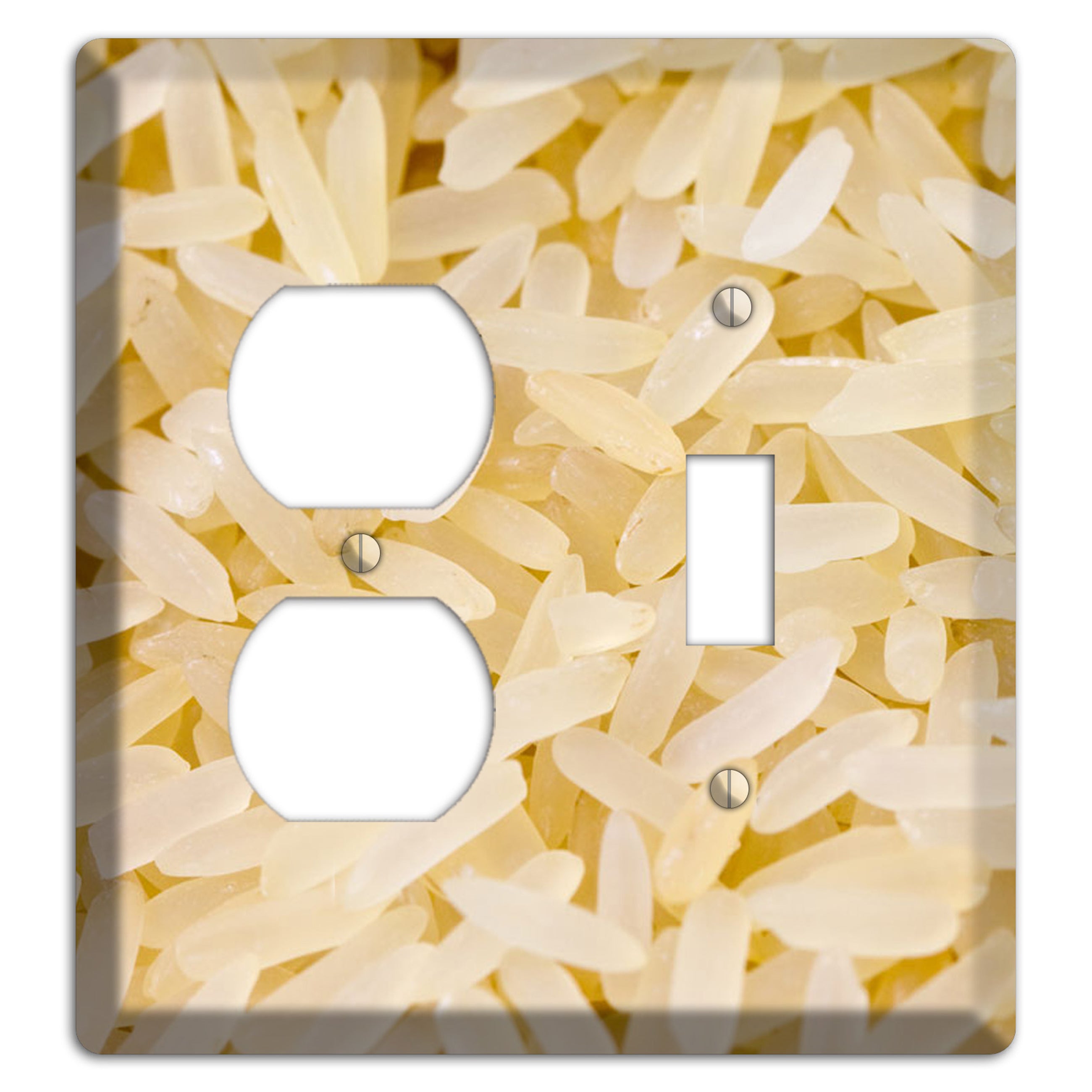 Rice Duplex / Toggle Wallplate