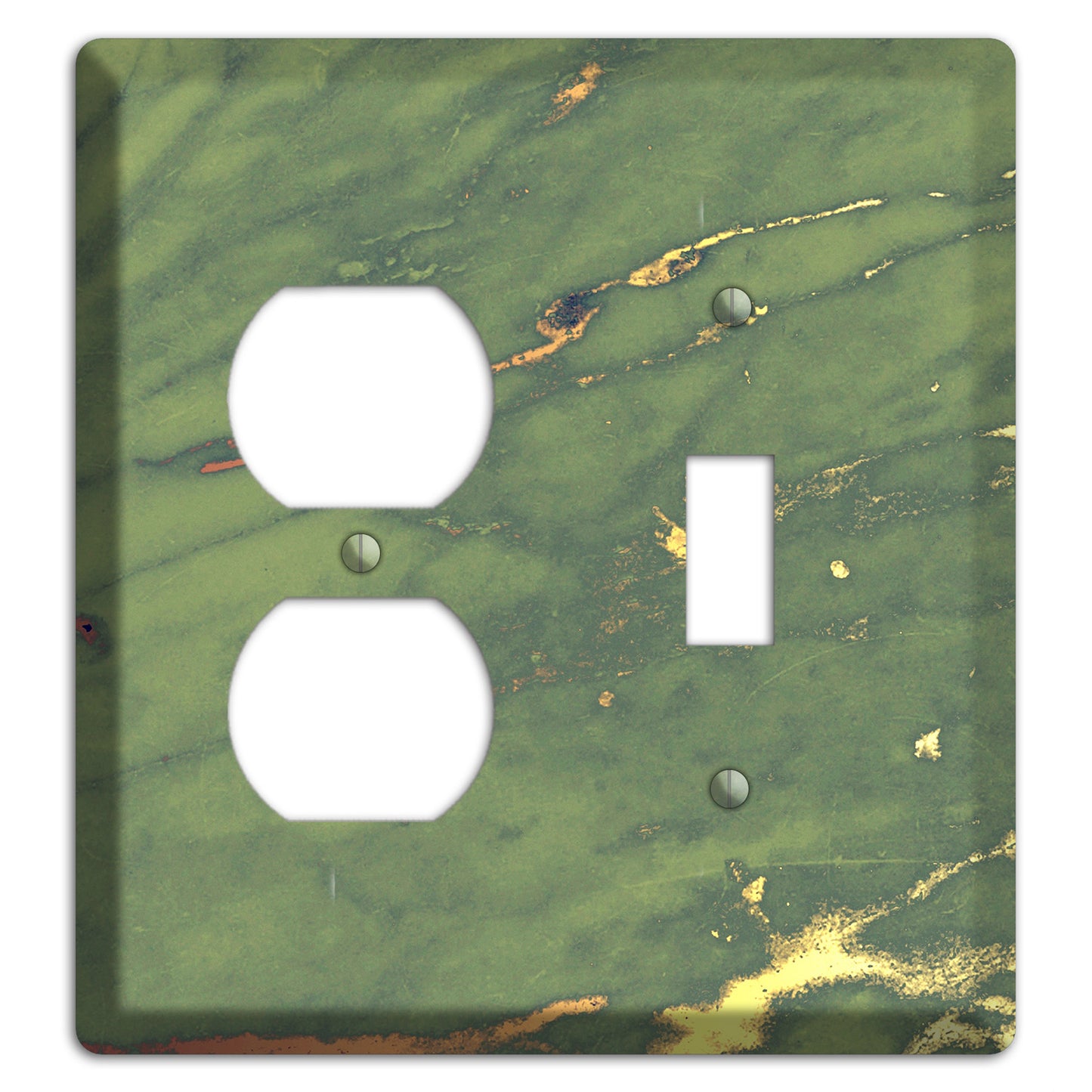 Limed Ash Marble Duplex / Toggle Wallplate