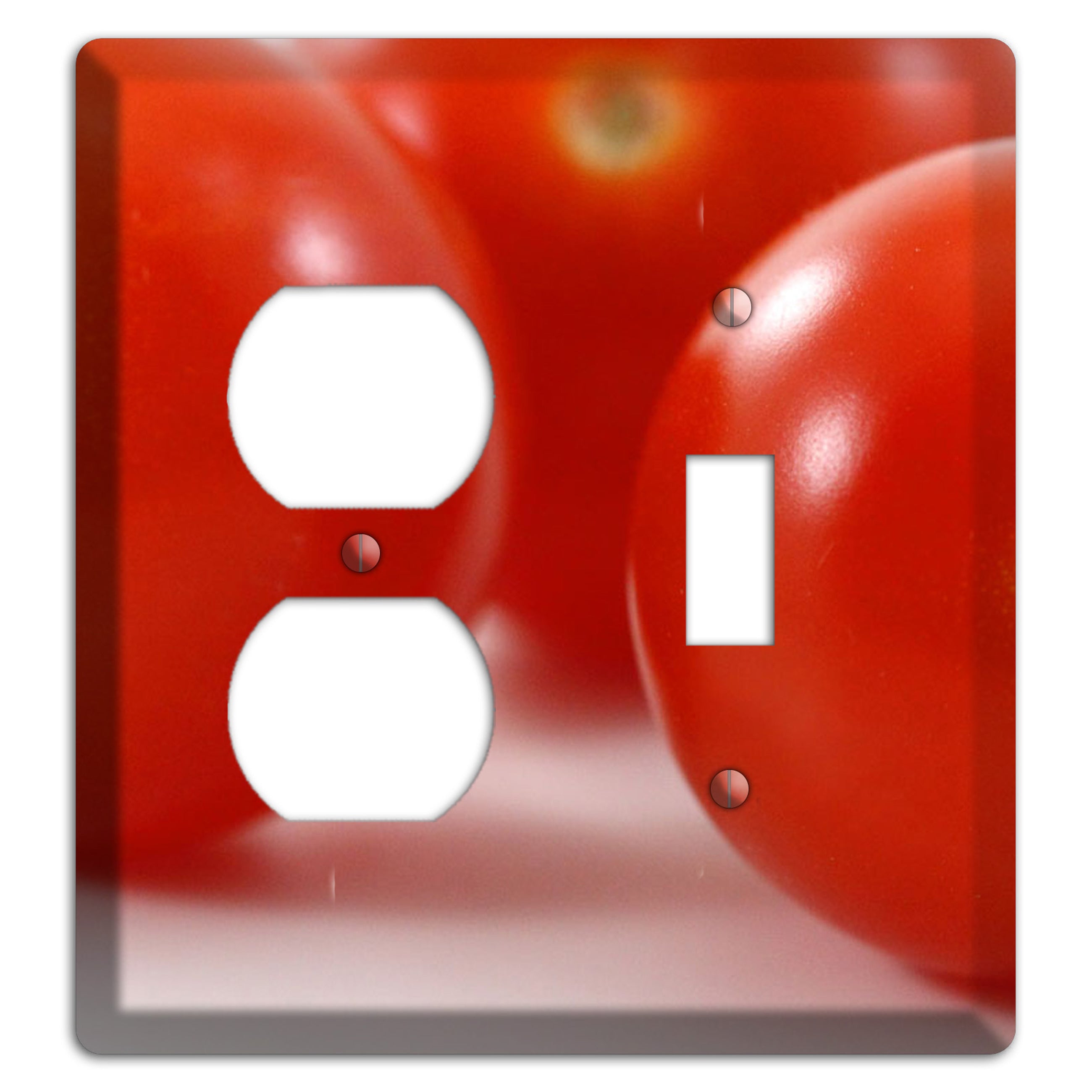 Tomoatoes Large Duplex / Toggle Wallplate