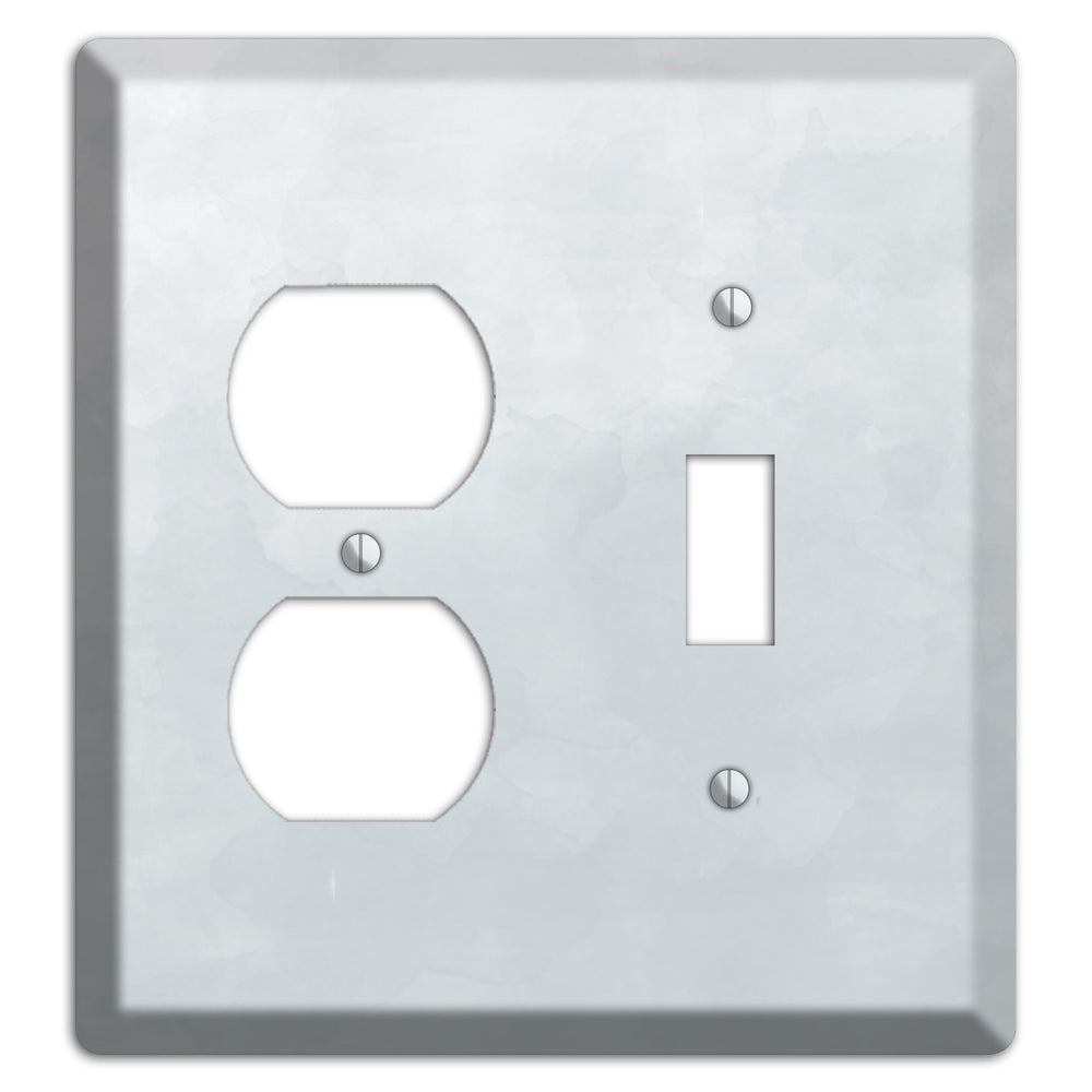 Gray Ombre Duplex / Toggle Wallplate