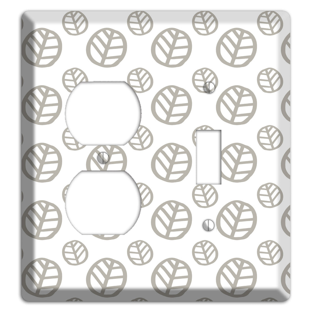 Simple Scandanavian Style JJ Duplex / Toggle Wallplate