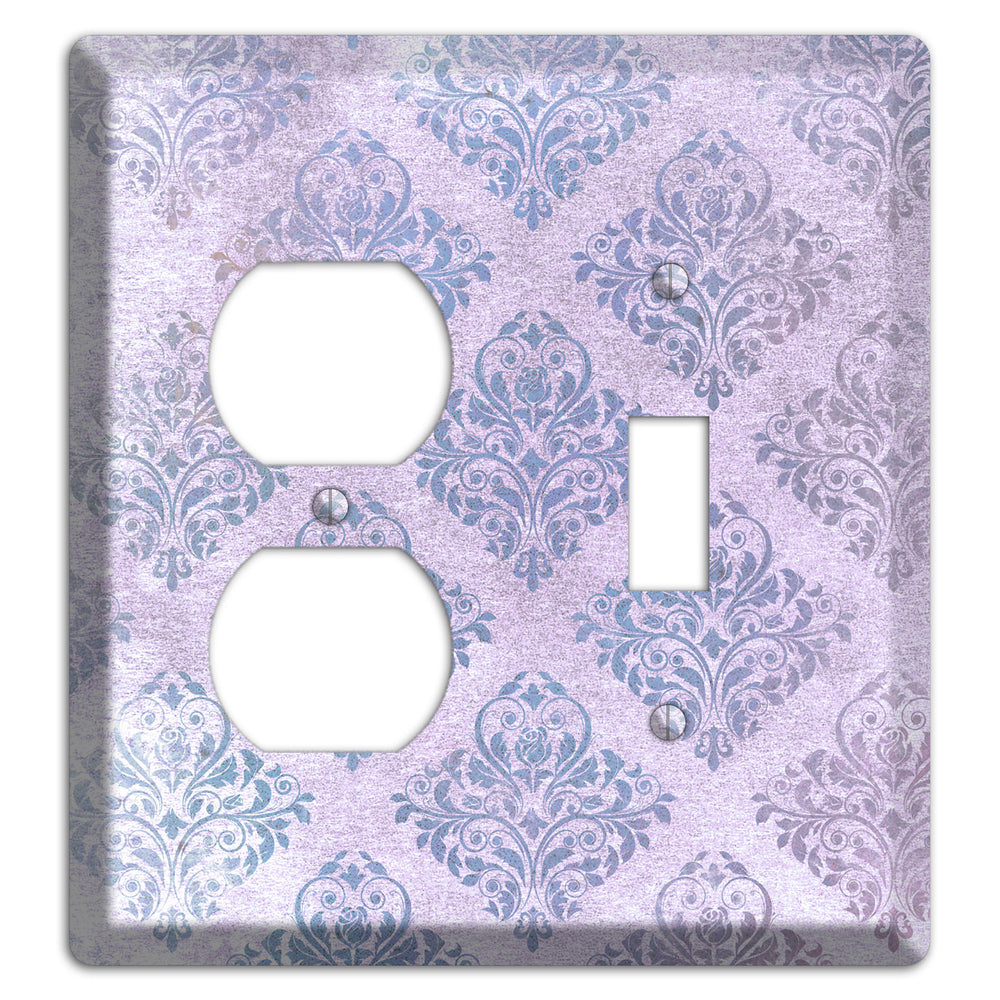 Logan Whimsical Damask Duplex / Toggle Wallplate