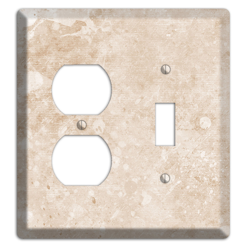 Logan Whimsical Damask Duplex / Toggle Wallplate