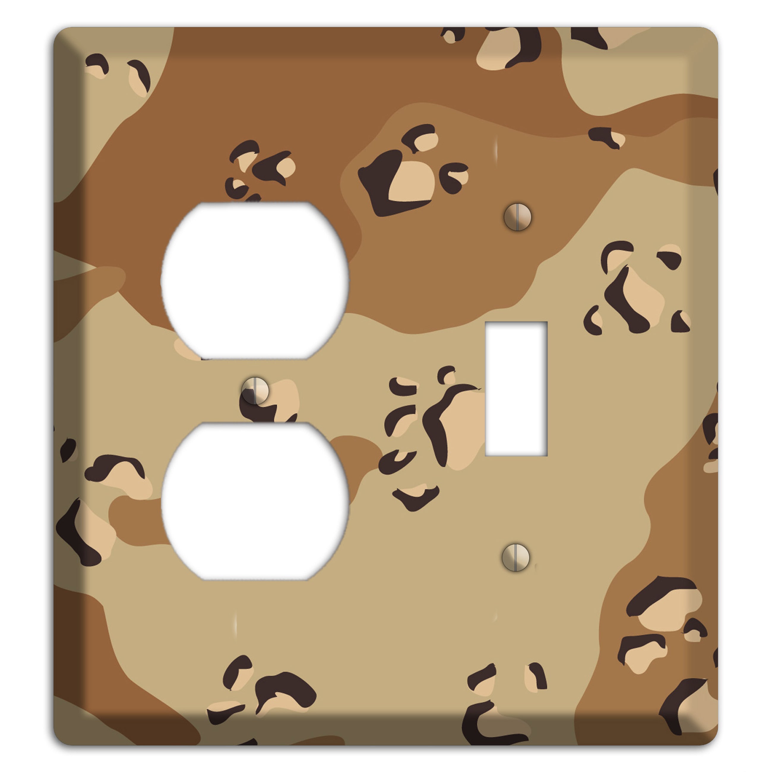 Desert Camo Duplex / Toggle Wallplate