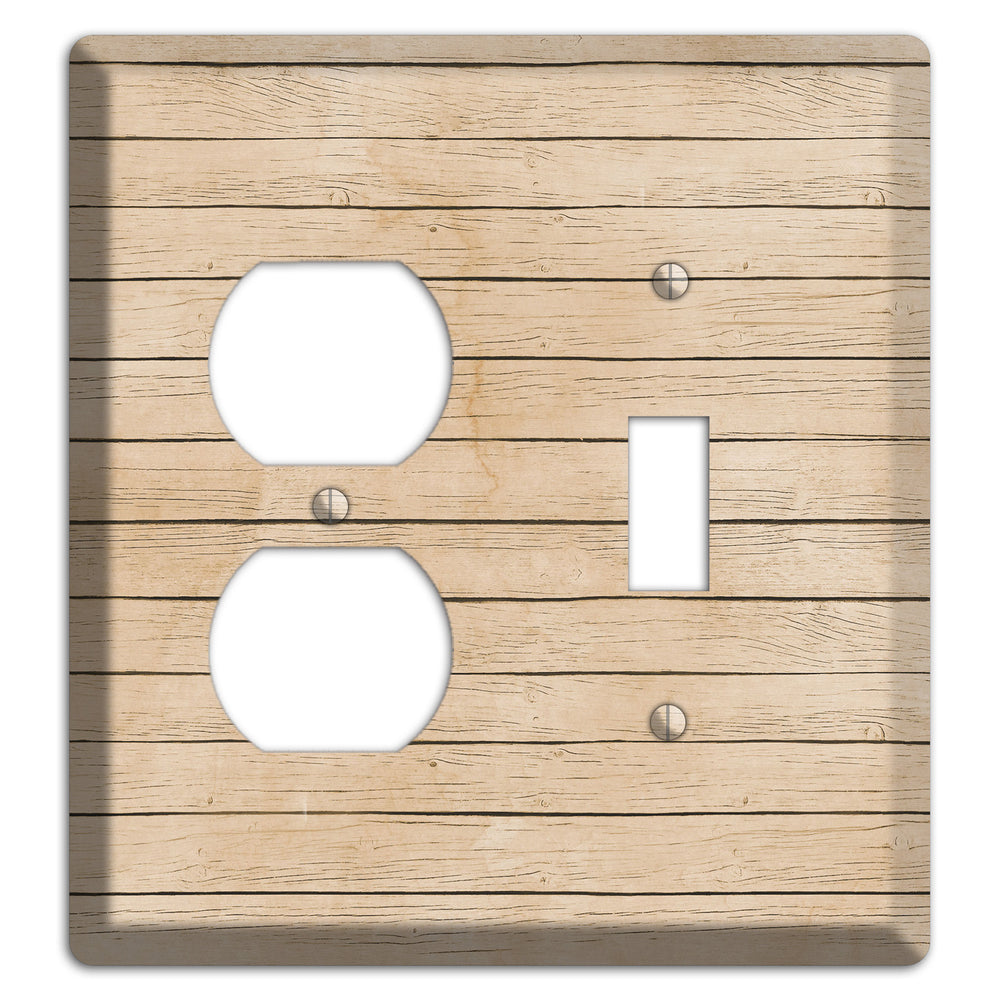 Akaroa Neutral Texture Duplex / Toggle Wallplate