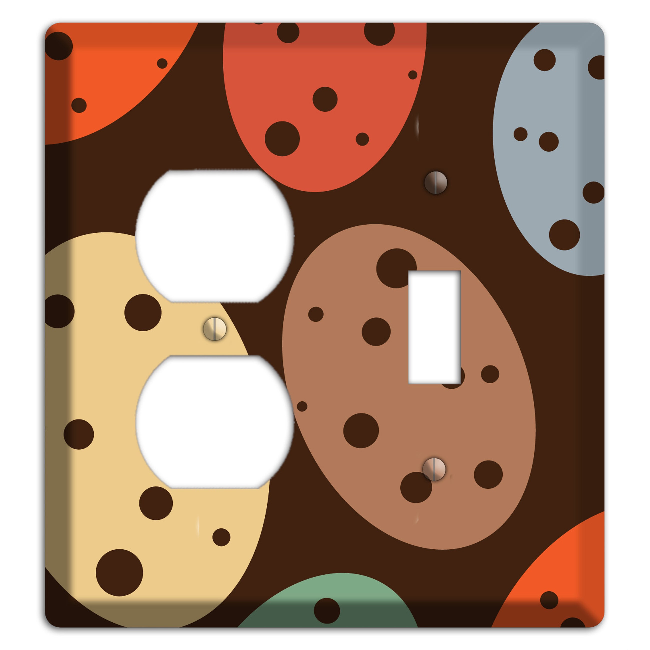 Brown Eggs Duplex / Toggle Wallplate