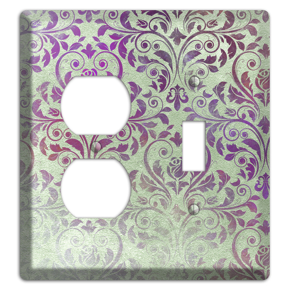 Venus Whimsical Damask Duplex / Toggle Wallplate