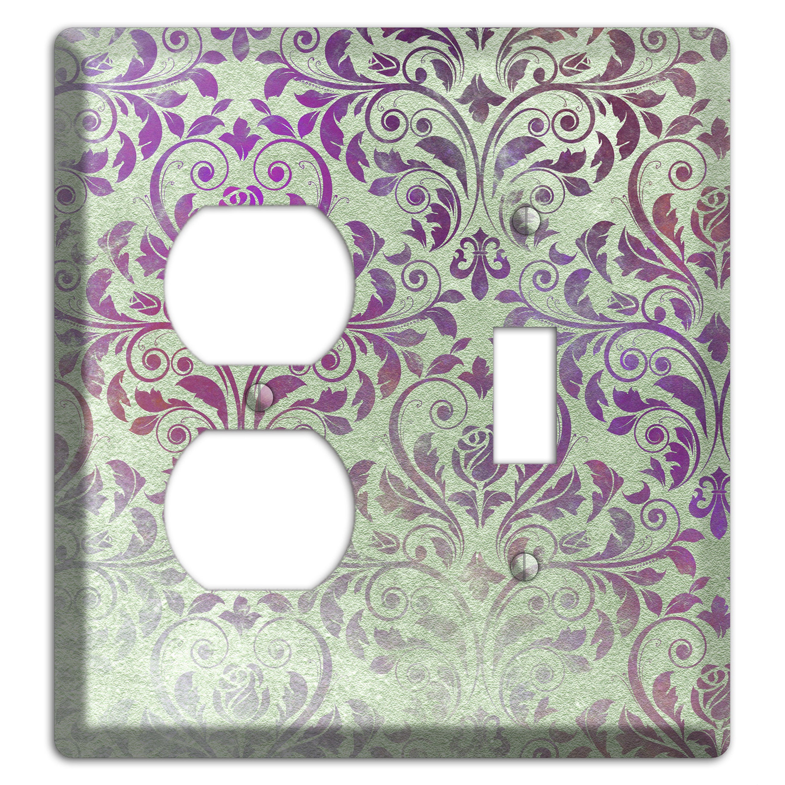Venus Whimsical Damask Duplex / Toggle Wallplate