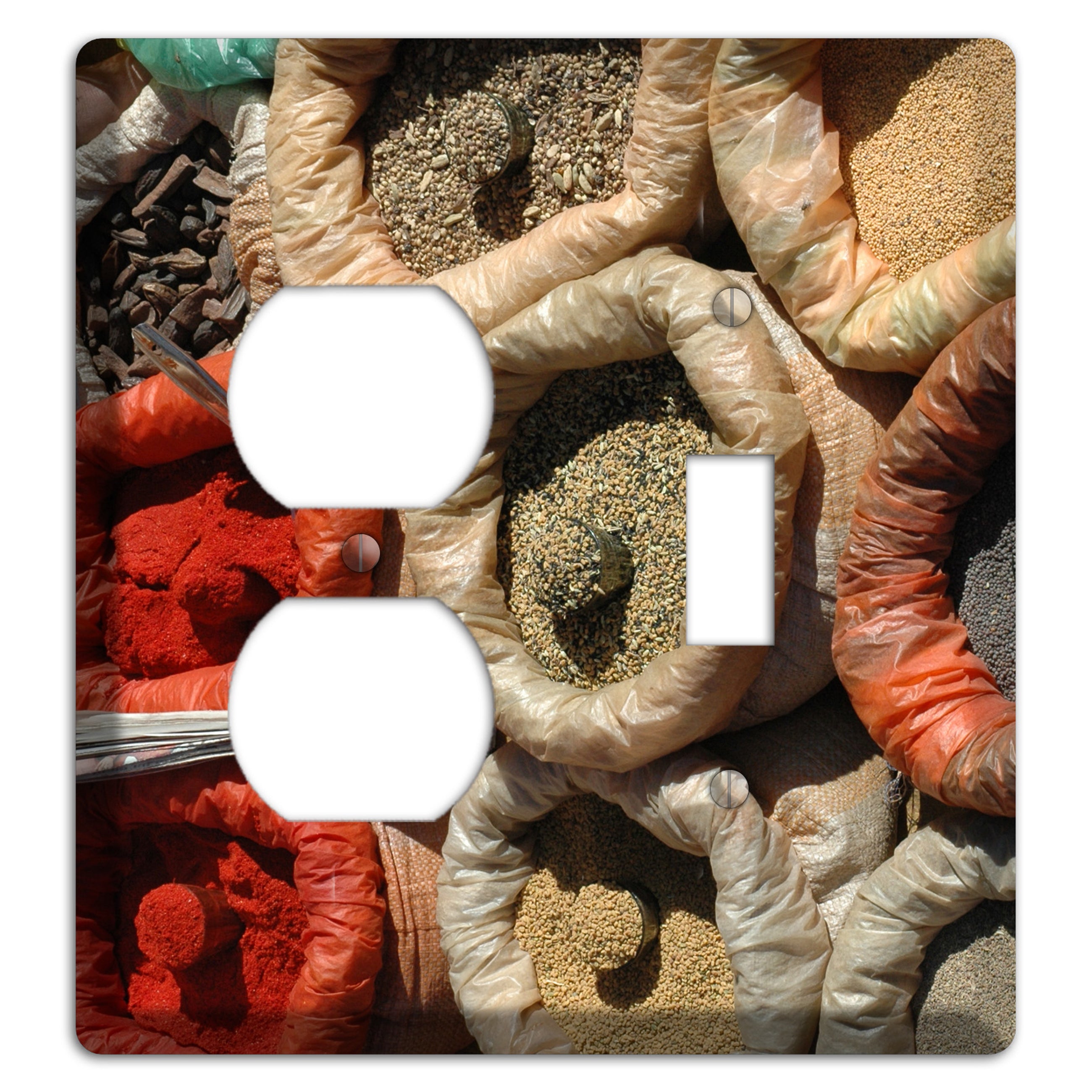 Spices Duplex / Toggle Wallplate