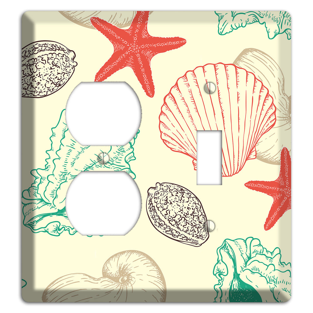 Shells 2 Duplex / Toggle Wallplate