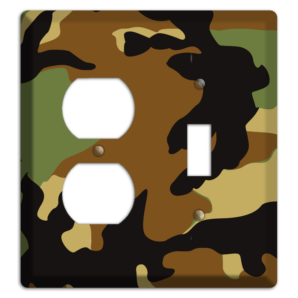 Camoflauge Duplex / Toggle Wallplate