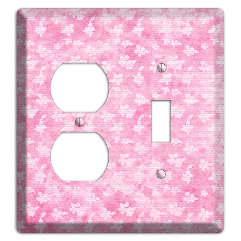Cupid Pink Texture Duplex / Toggle Wallplate