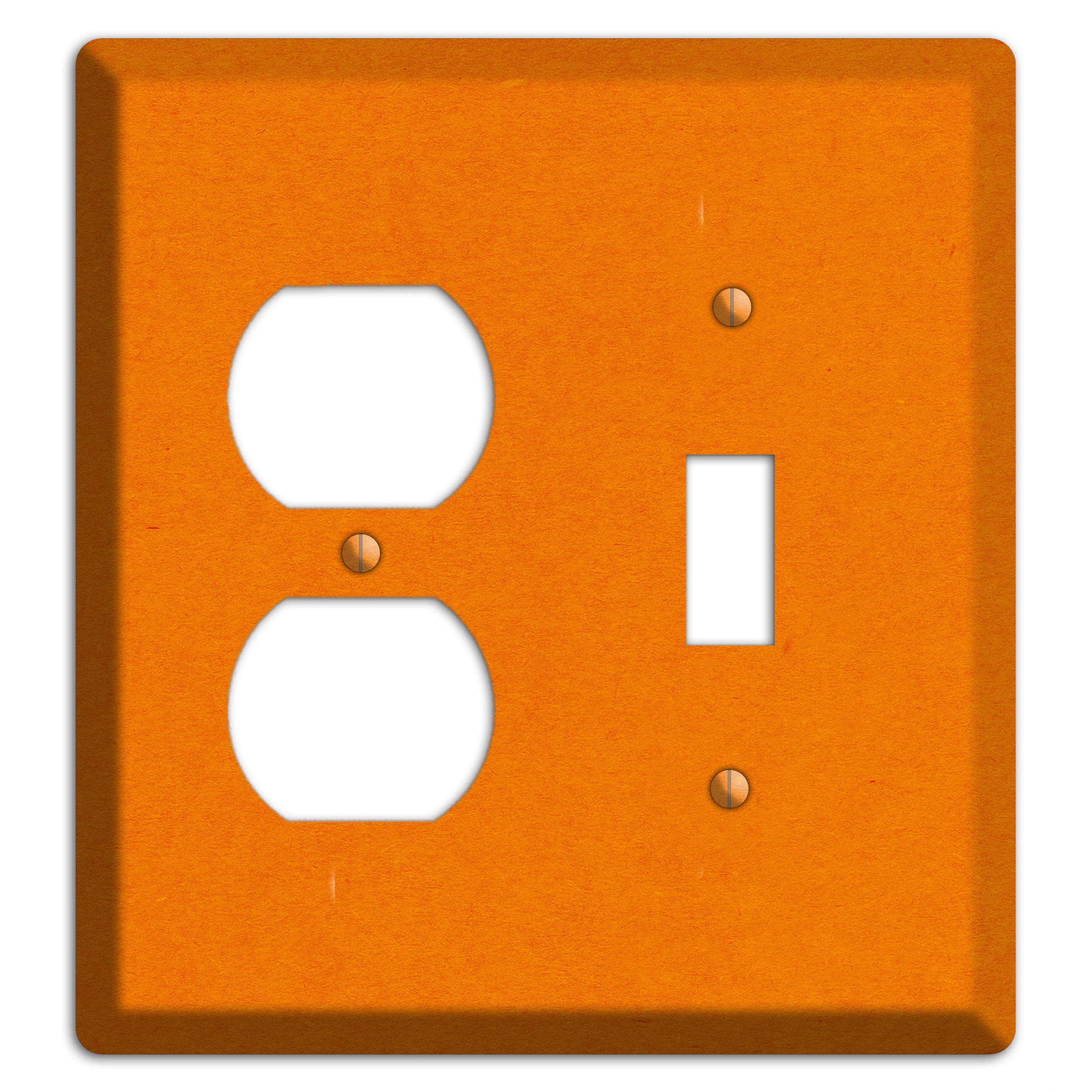 Mango Tango Kraft Duplex / Toggle Wallplate