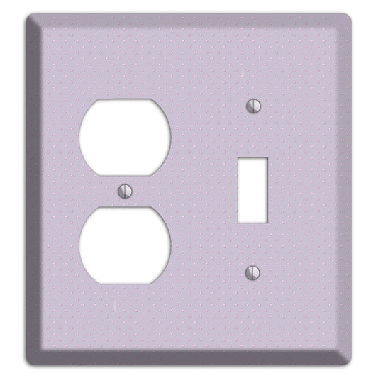 Lavende with Tiny Dots Duplex / Toggle Wallplate