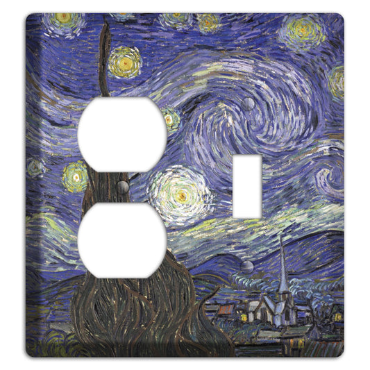 Vincent Van Gogh 4 Duplex / Toggle Wallplate