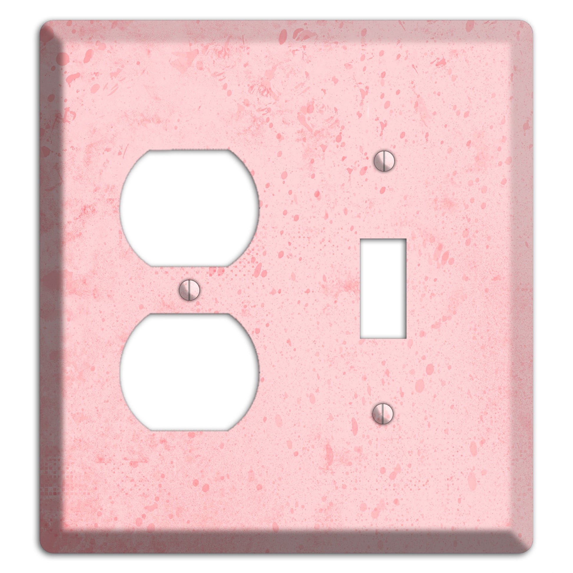 ShockingPpink Soft Coral Duplex / Toggle Wallplate