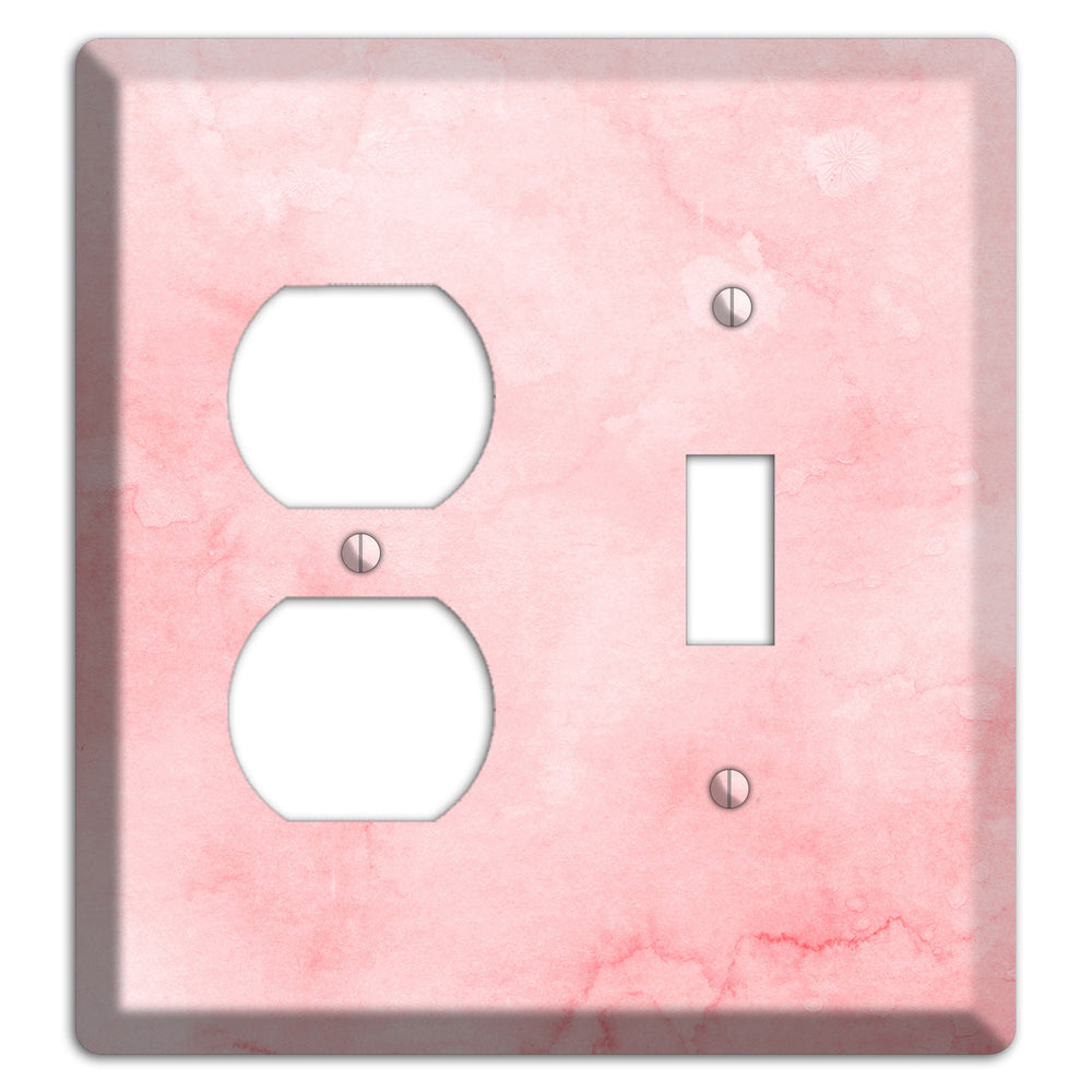 Mandys Pink Soft Coral Duplex / Toggle Wallplate