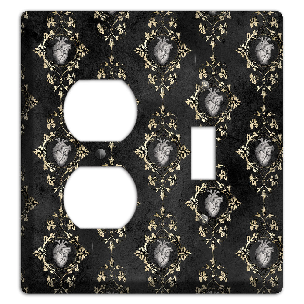 Edgar Allen Poe Tell-Tale Heart Duplex / Toggle Wallplate