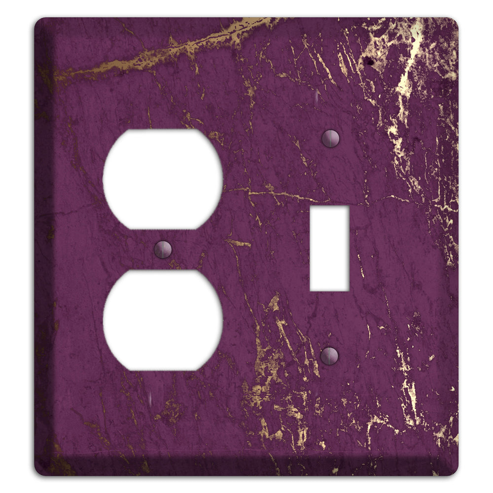 Finn Marble Duplex / Toggle Wallplate