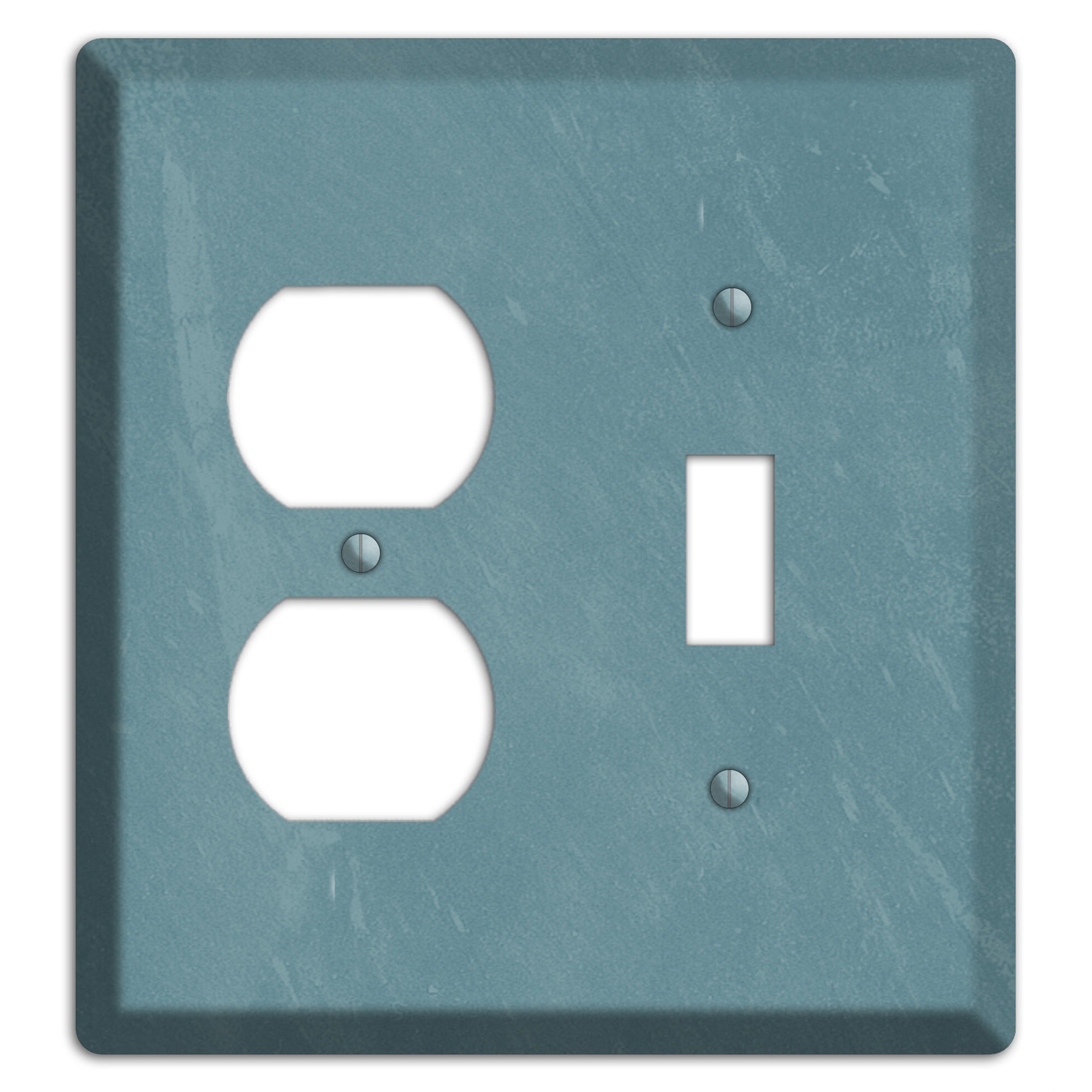 Chalk Teal Duplex / Toggle Wallplate