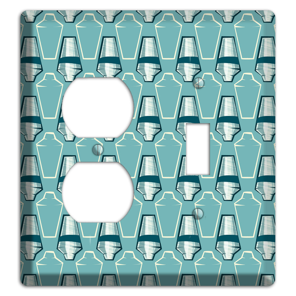 Cocktail Shakers Duplex / Toggle Wallplate