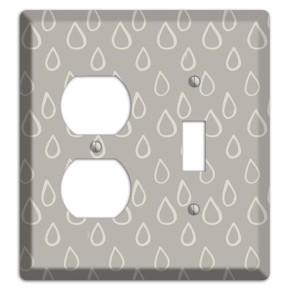 Simple Scandanavian Style N Duplex / Toggle Wallplate