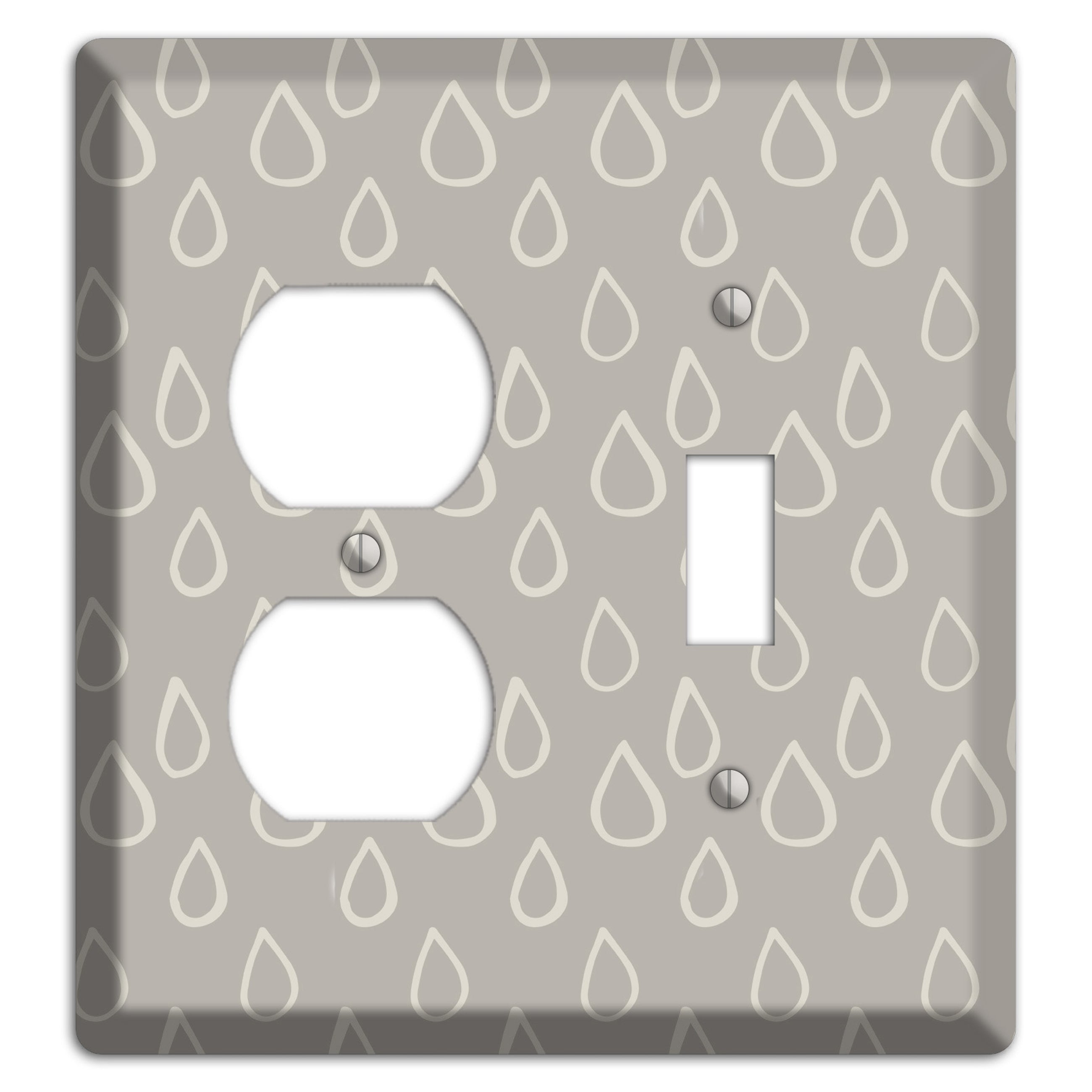 Simple Scandanavian Style N Duplex / Toggle Wallplate