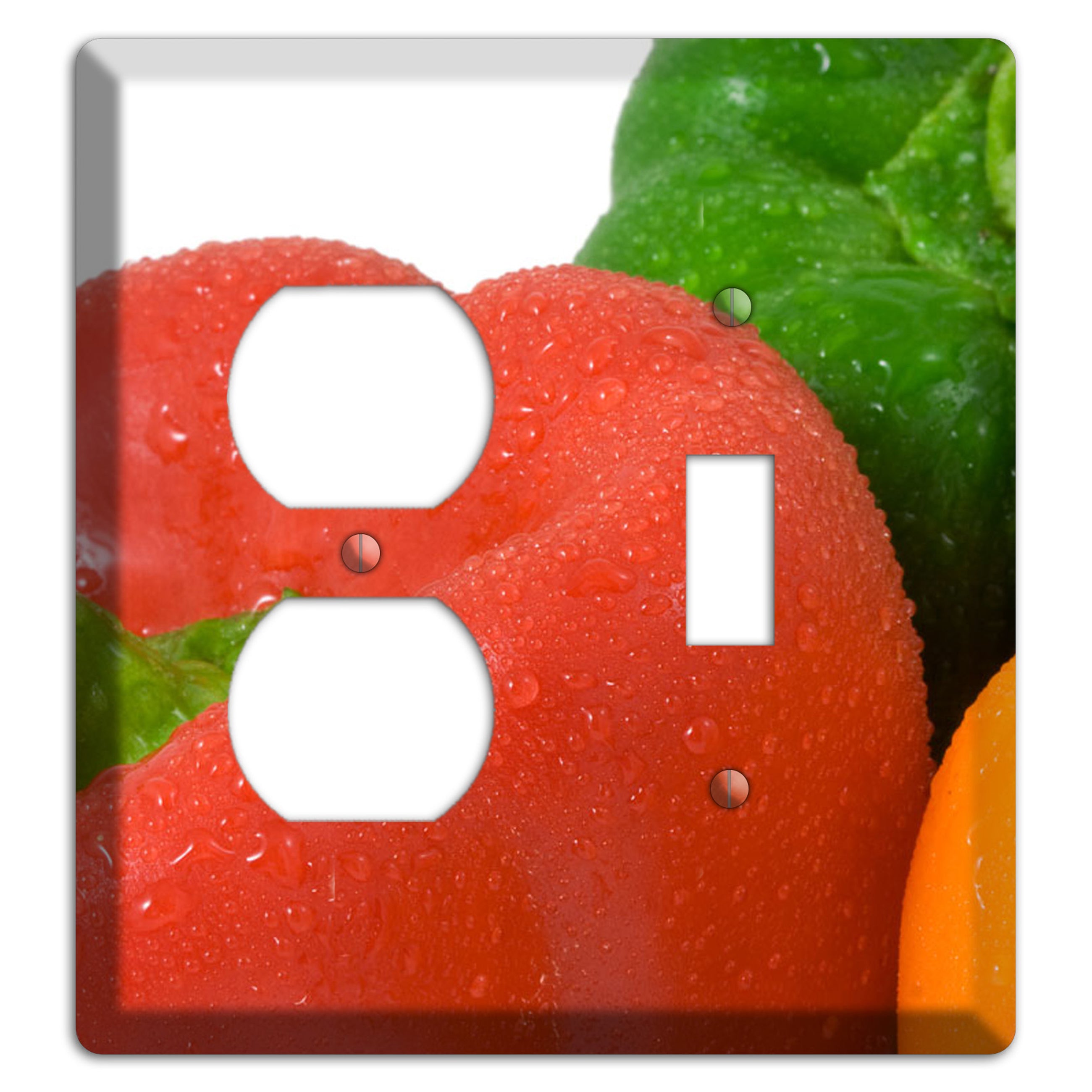 Peppers Duplex / Toggle Wallplate