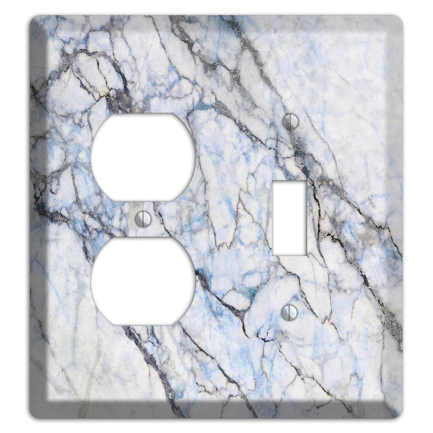 Geyser Marble Duplex / Toggle Wallplate