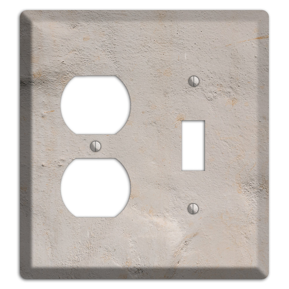 Trowled Concrete Duplex / Toggle Wallplate