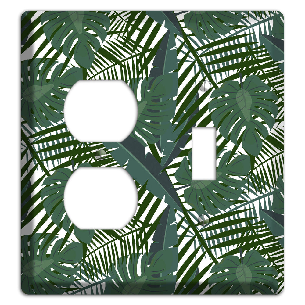 Leaves Style Q Duplex / Toggle Wallplate