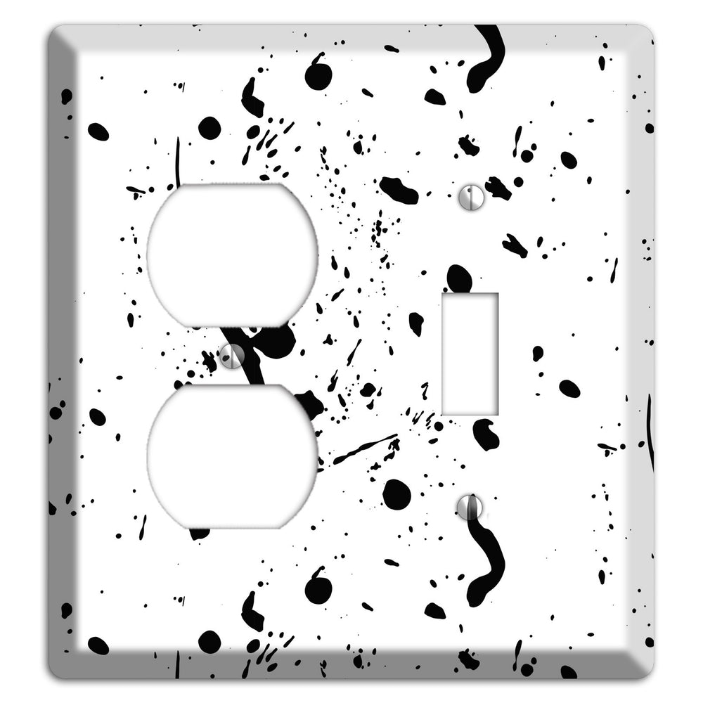 Ink Splash 2 Duplex / Toggle Wallplate